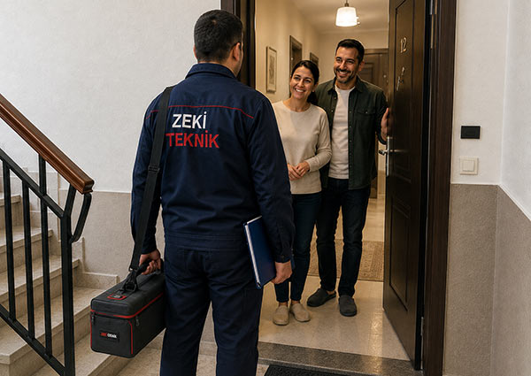 Teknisyen yerinde servis